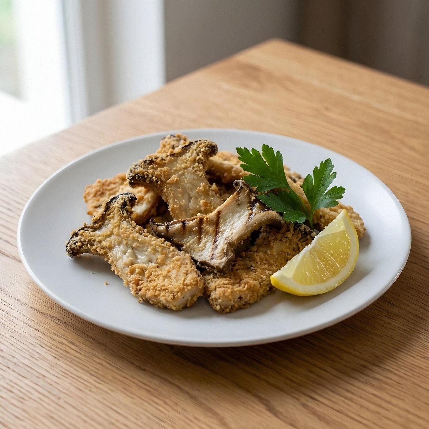 Cardoncelli gratinati al forno con limone e prezzemolo